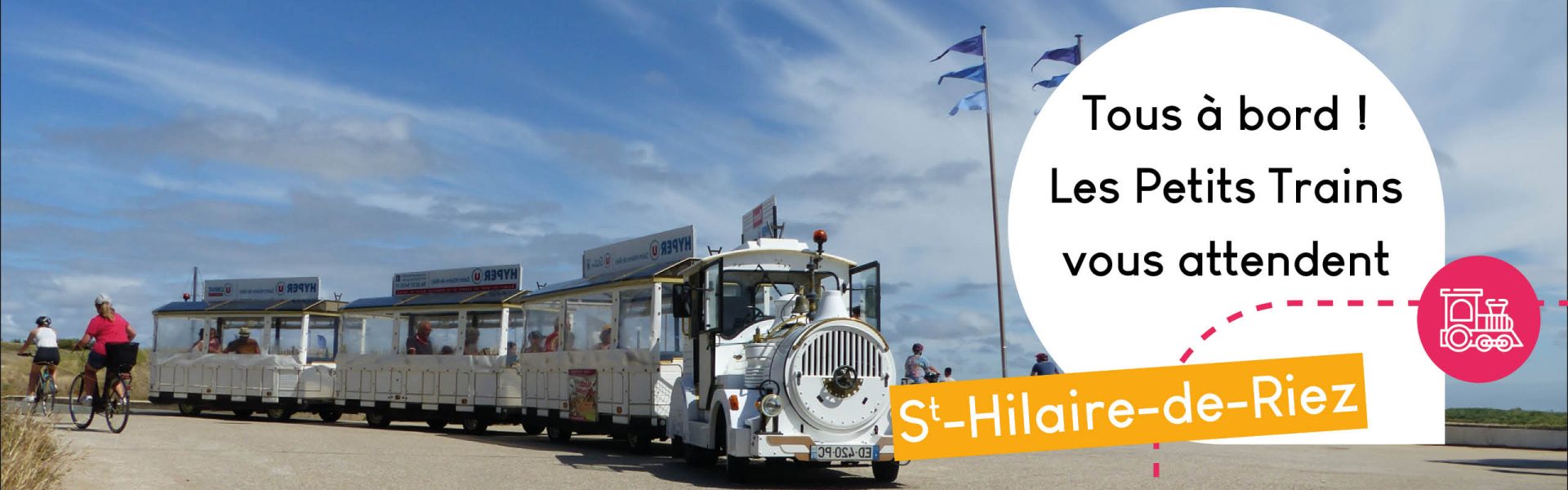 Les petits trains vous attendent à St Hilaire de Riez